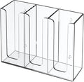 Richboom Acrylic Coffee Cup and Lid Storage Organizer Holder, 3 Compartments by Richboom