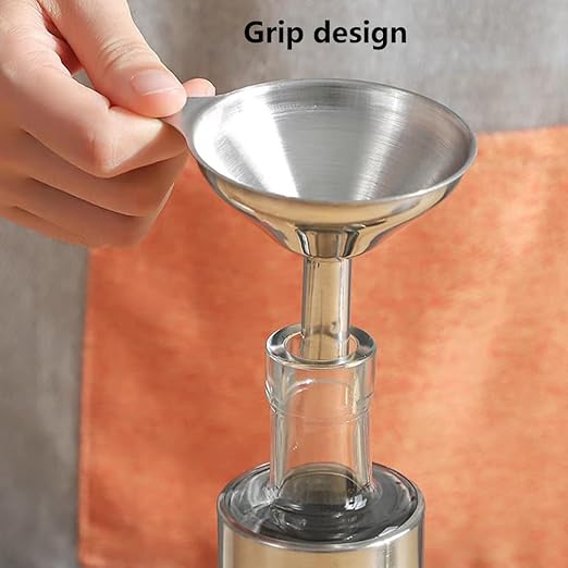 3-Piece Stainless Steel Kitchen Funnel Set - Image 4