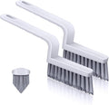Lumkew Grout Cleaner Brush V Shape, Stiff Grout Cleaning Brushes by Lumkew