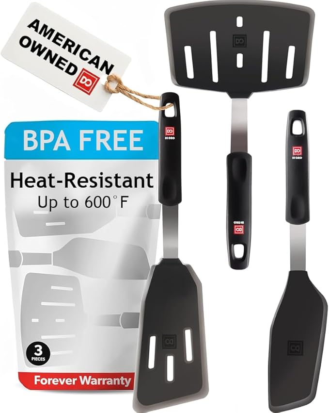 DI ORO Spatulas for Kitchen Use by DIORO
