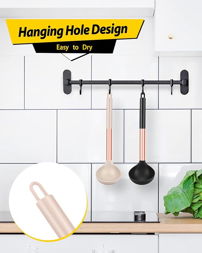 Pack of 2 Ladle Spoon, Silicone Large Spoon - Image 6
