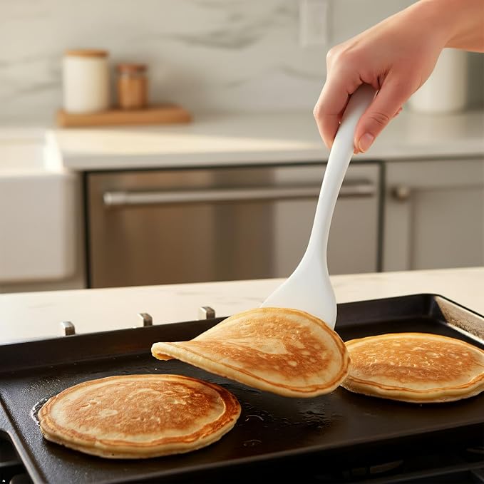 Spatula, Turner for Non-stick pans, Heat Resistant, BPA Free Melamine Utensil - Image 7