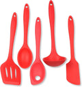 Chef Craft 5 Piece Red Premium Silicone Kitchen Tool Set by ChefCraft