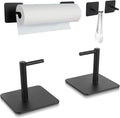 Paper Towel Holder Black Magnetic Mount Paper Tower Bar by GBESTWOOW