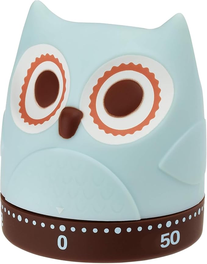 Mechanical Kitchen Timer, Cute Wind Up 60-Minute Manual Countdown by Unknown