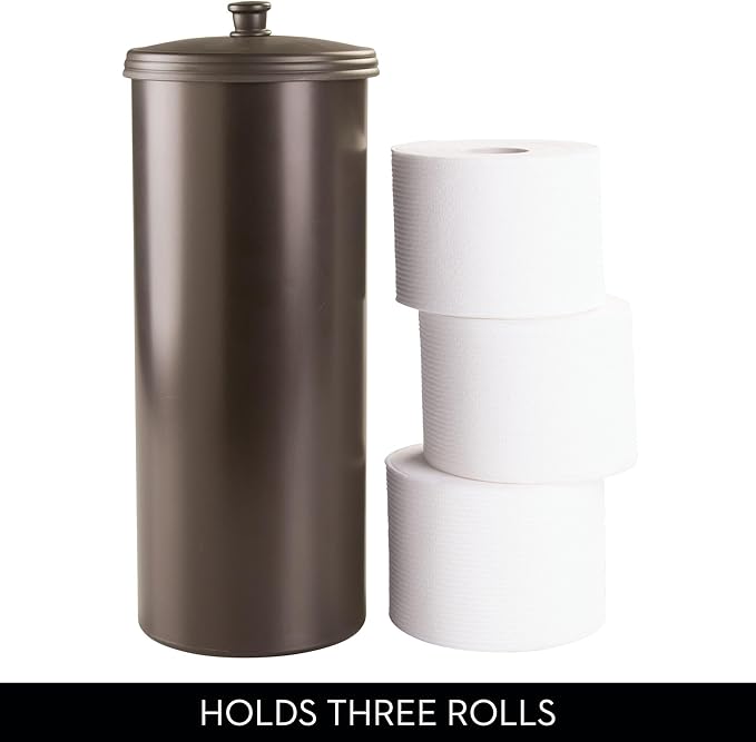 iDesign Freestanding Bathroom Toilet Paper Storage Holder - Image 4