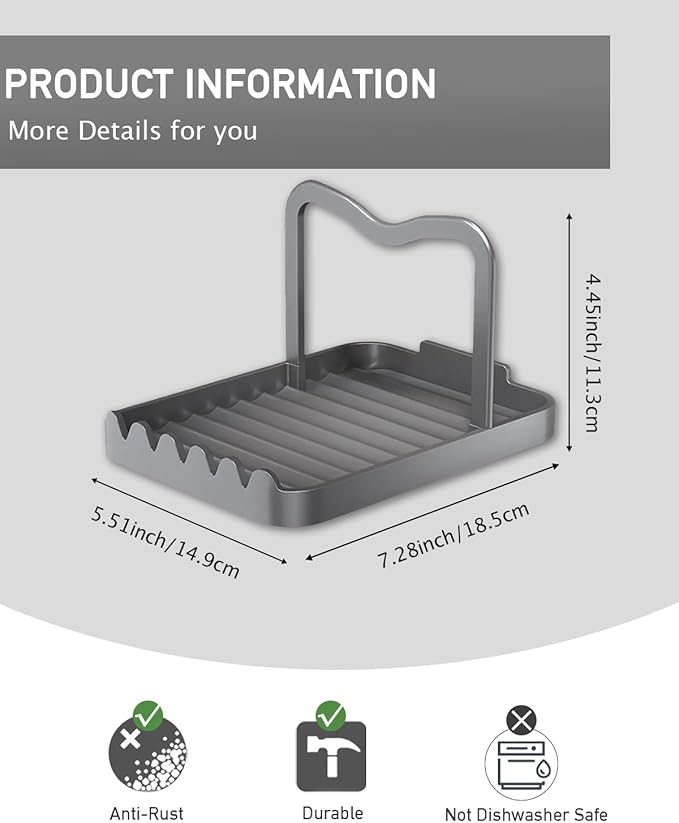 Anti-Rust Metal Spoon Rest - Image 5