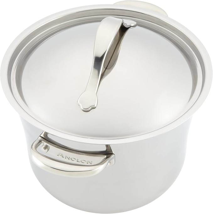 Anolon Stainless Steel & Hard Anodized Aluminum, Cookware Set - Image 7