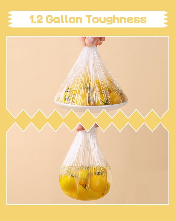 Plastic Bowl Covers for Sourdough Bread Proofing Large Disposable Elastic Food - Image 4