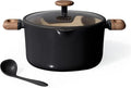 CAROTE Stock Pot with Lid, 7Quart Ceramic Soup Pot Non Toxic, Nonstick Cooking by CAROTE