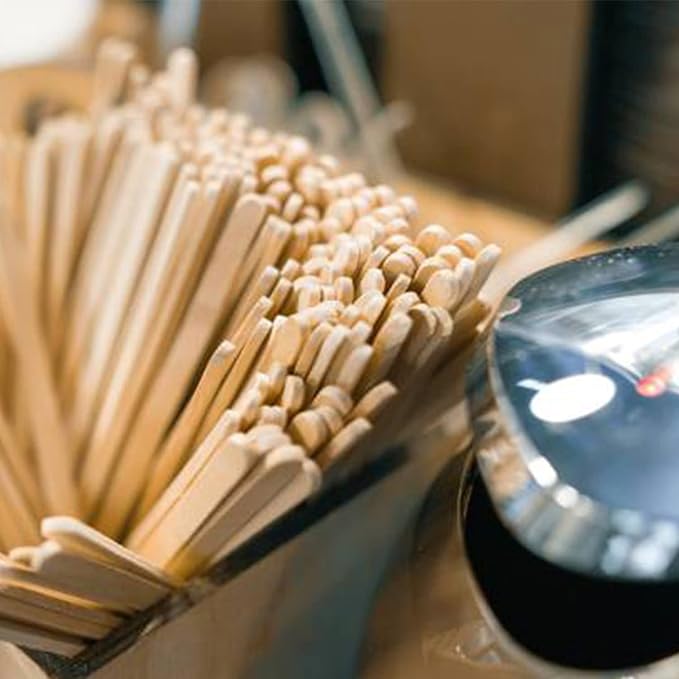 500pcs Wood Coffee Stirrer Sticks, 5.5 Inch Wooden Swizzle Stick Beverage Mixer - Image 6