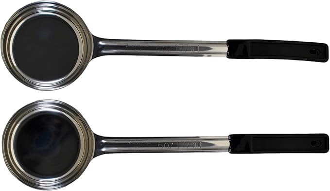 6 Ounce Solid Stainless Steel Portion Control Ladle Spoon by Habanerofire