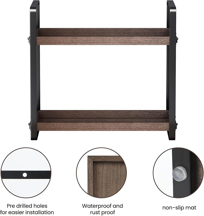 HNRLOY Bathroom Counter Organizer, Bathroom Countertop Organizer, Counter Shelf - Image 4