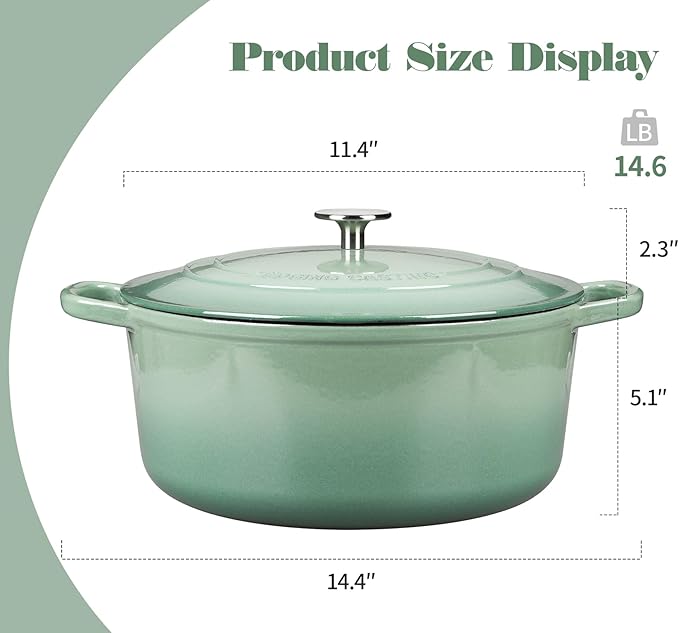 EDGING CASTING Enameled Dutch Ovens Cast Iron Dutch Oven Pot - Image 2