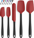 Coukre Silicone Spatula Set of 5, High Temperature Resistant, Food Grade by Coukre