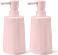 Pink 2 Pack Hand Soap Dispensers Set by zuxzmj