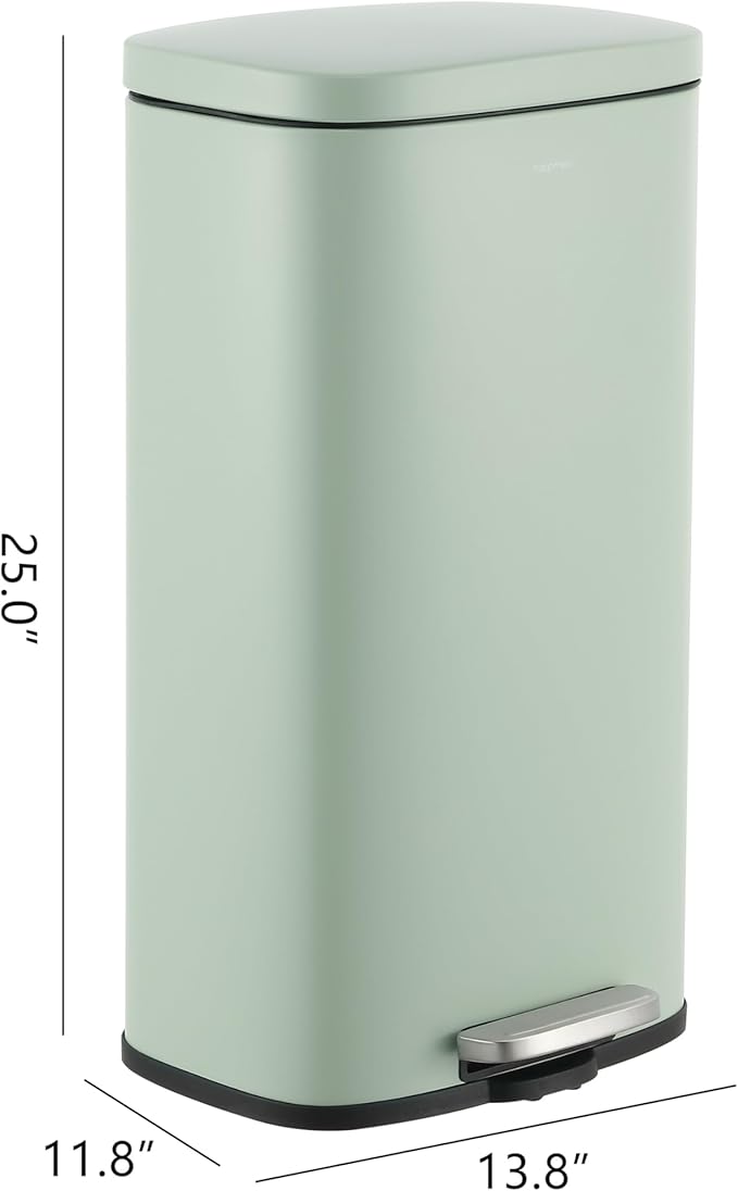 happimess HPM1011H Curtis 8-Gallon Step-Open Trash Can, Fingerprint Resistant - Image 4