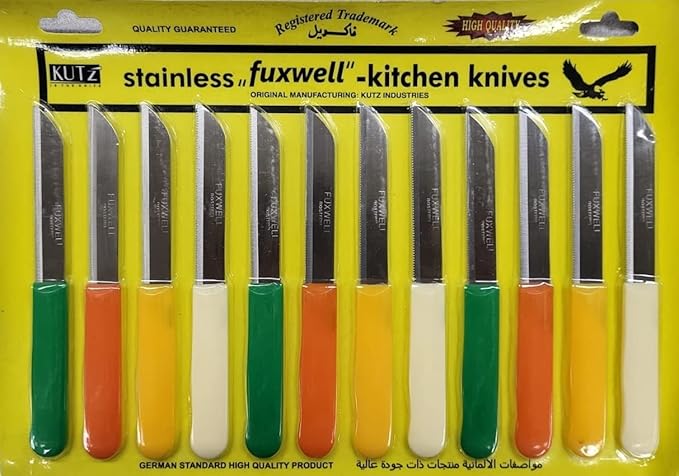 Tabakh by Fuxwell Multi Purpose Kitchen Knife Set, Stainless Steel Blades by T+TABAKH