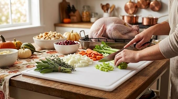 FARBERWARE Extra-Large Plastic Cutting Board, 15x20 Inch Dishwasher-Safe - Image 11