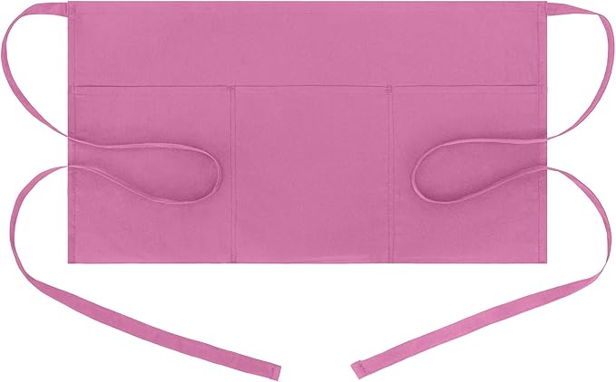 BOHARERS Pink Waitress Apron for Women by BOHARERS