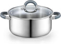 Cook N Home 5.5-Quart Sauce Pot Stainless Steel Stockpot by CookNHome