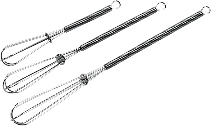 Chef Craft Classic Mini Sturdy Whisk, and 9 inch 3 piece set by ChefCraft
