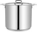 Stainless Steel Stockpot with Lid 24 Quart, Durable 18/8 Stainless Steel by Unknown
