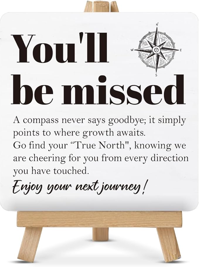 Farewell Gifts for Coworkers, Nautical Decor, Goodbye Going Away Gifts for by Unknown