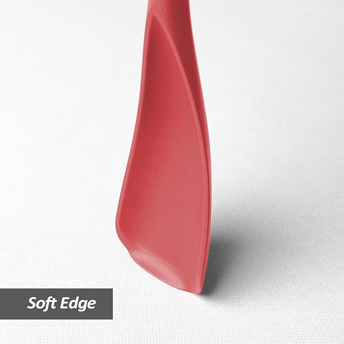 Cooking Spoon for Nonstick Cookwares, VOVOLY Silicone Spoon for Mixing - Image 5