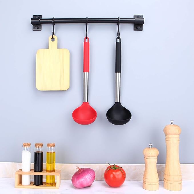 Pack of 2 Ladle Spoon, Silicone Large Spoon - Image 5