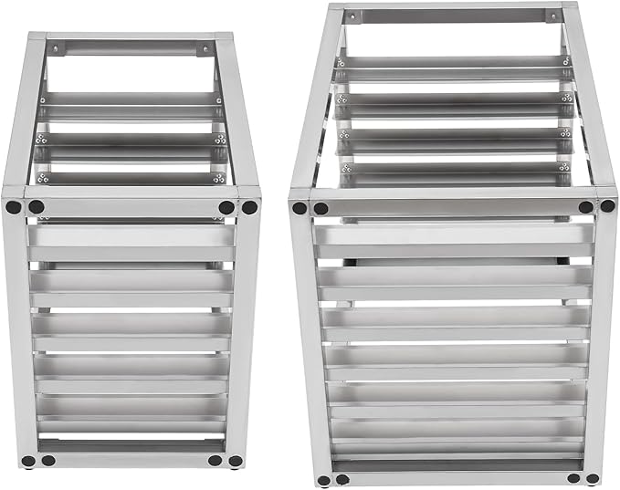 6 Tier Bun Pan Rack, Aluminum Bakery Rack - Image 4