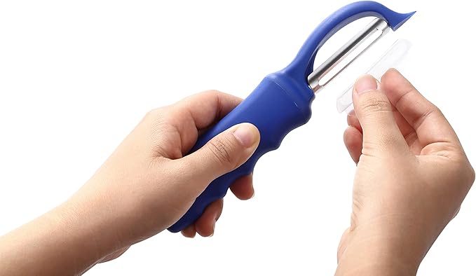 Spring Chef Premium Swivel Vegetable Peeler, Soft Grip Handle and Ultra Sharp - Image 8