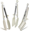 Kitchen Tongs, 9 Inch Tongs for Cooking by TOWINGO