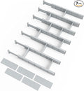 SpaceAid Bamboo Drawer Dividers by SpaceAid
