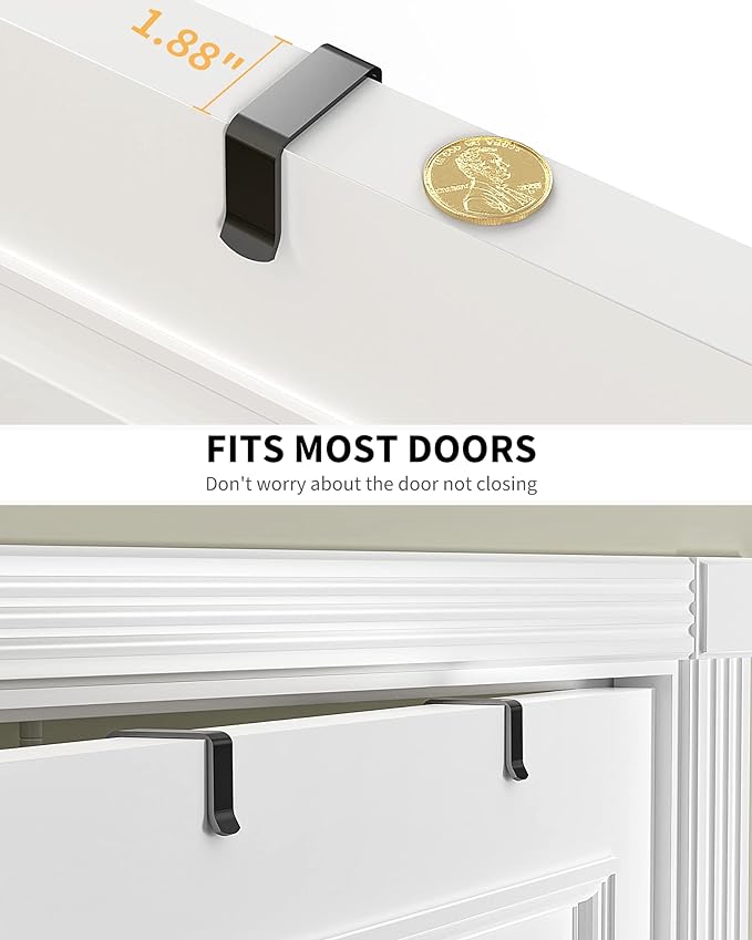 Moforoco 12.2" Narrow 9-Tier Over The Door Pantry Organizer, Pantry - Image 3