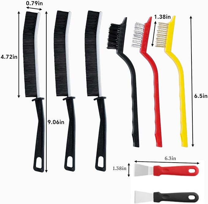 Crevice Cleaning Brush Set, Kitchen Sink Dead Corner, Window Gap, Floor Brush - Image 6