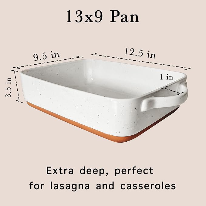 Mora 9x13in Porcelain Baking Dish - Image 2
