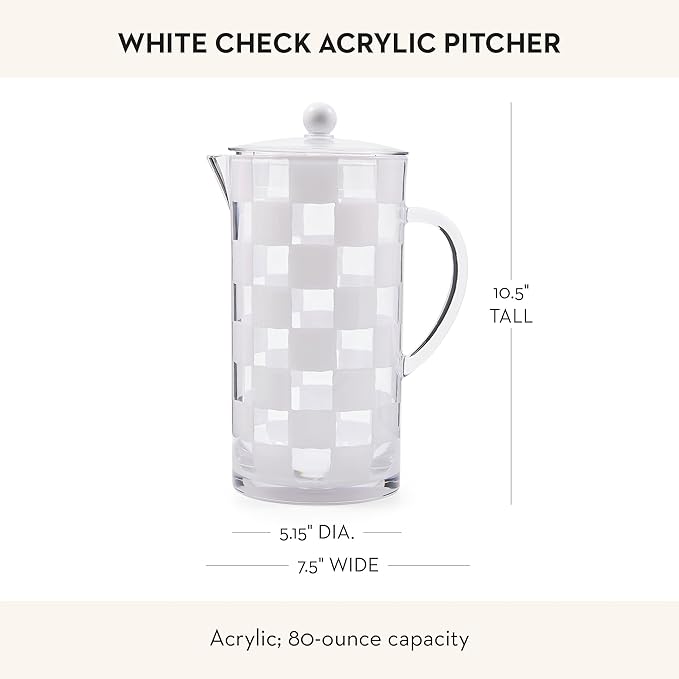 MACKENZIE-CHILDS Acrylic Pitcher - Image 4