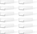 upsimples 12 Pack Acrylic Shelves Wall Organizer and Storage, Toy Cars by upsimples
