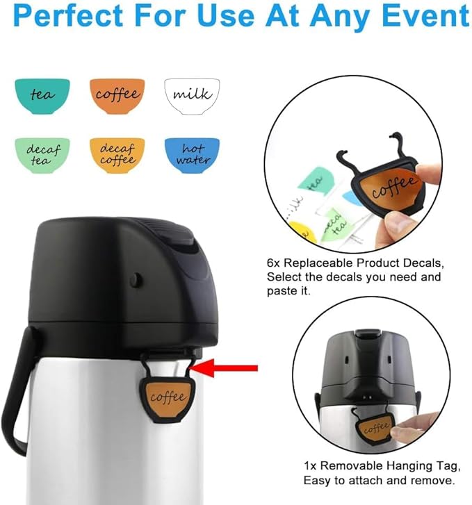 TOMAKEIT Airpot Coffee Dispenser Thermal - Image 5