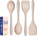 Non-Toxic Platinum Silicone Kitchen Utensil Set of 4 – Non-Scratch Cooking by Ziruma