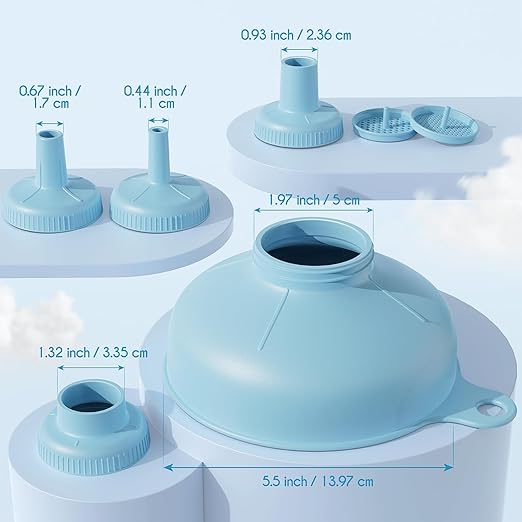 Pisol Wide Mouth Versatile Funnel, Canning Funnels - Image 7