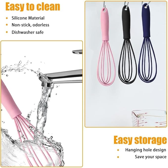 5 Pcs Silicone Mini Whisk - Image 6