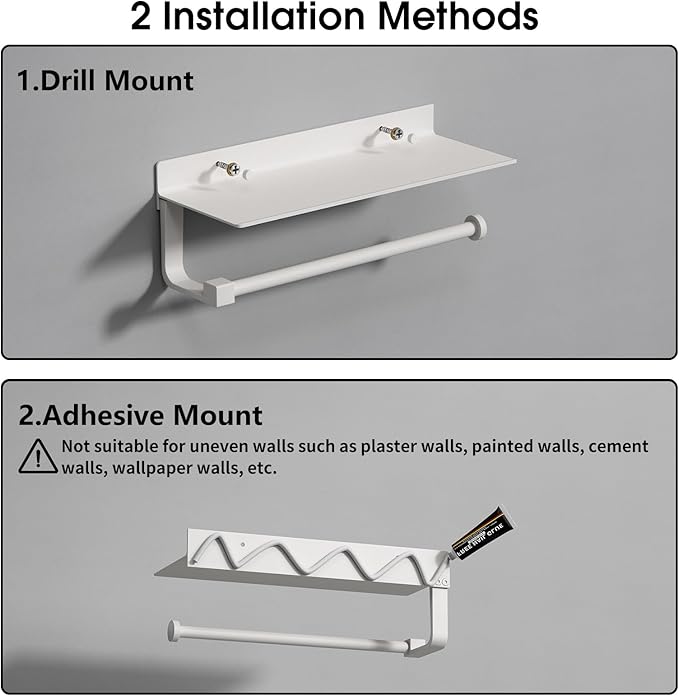 Danpoo White Paper Towel Holder - Image 8