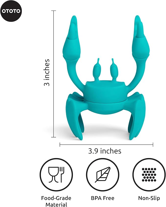 OTOTO Aqua the Crab Silicone Utensil Rest - Image 2