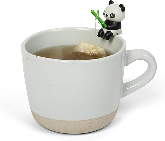 Tea Mates - 1pc Cute Fishing Panda - Tea Bag Holder and String Rest - Tea - Image 2