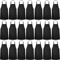 Foaincore Bib Aprons, Unisex Apron No Pocket Bulk Machine Washable Plain Aprons by Foaincore