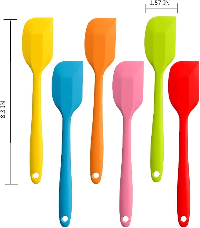 8 Pieces Silicone Spatulas, 8.5 inch Non-stick - Image 2