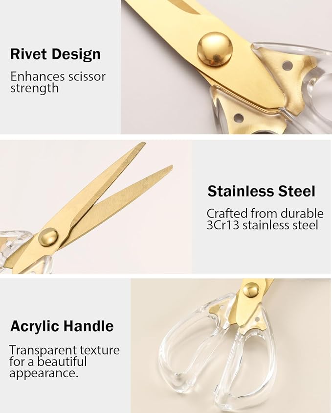 Kitchen Shears Scissors&Sharp Scissors, ARCHIKING 8.0inch Cooking Scissor-Meat - Image 5