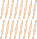 16 Pcs 8 Inch Mini Wooden Rolling Pins Small Wood Rolling Pin Wooden Roller by Unknown